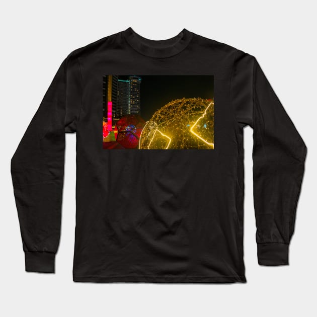 Geometrical art objects Long Sleeve T-Shirt by kall3bu